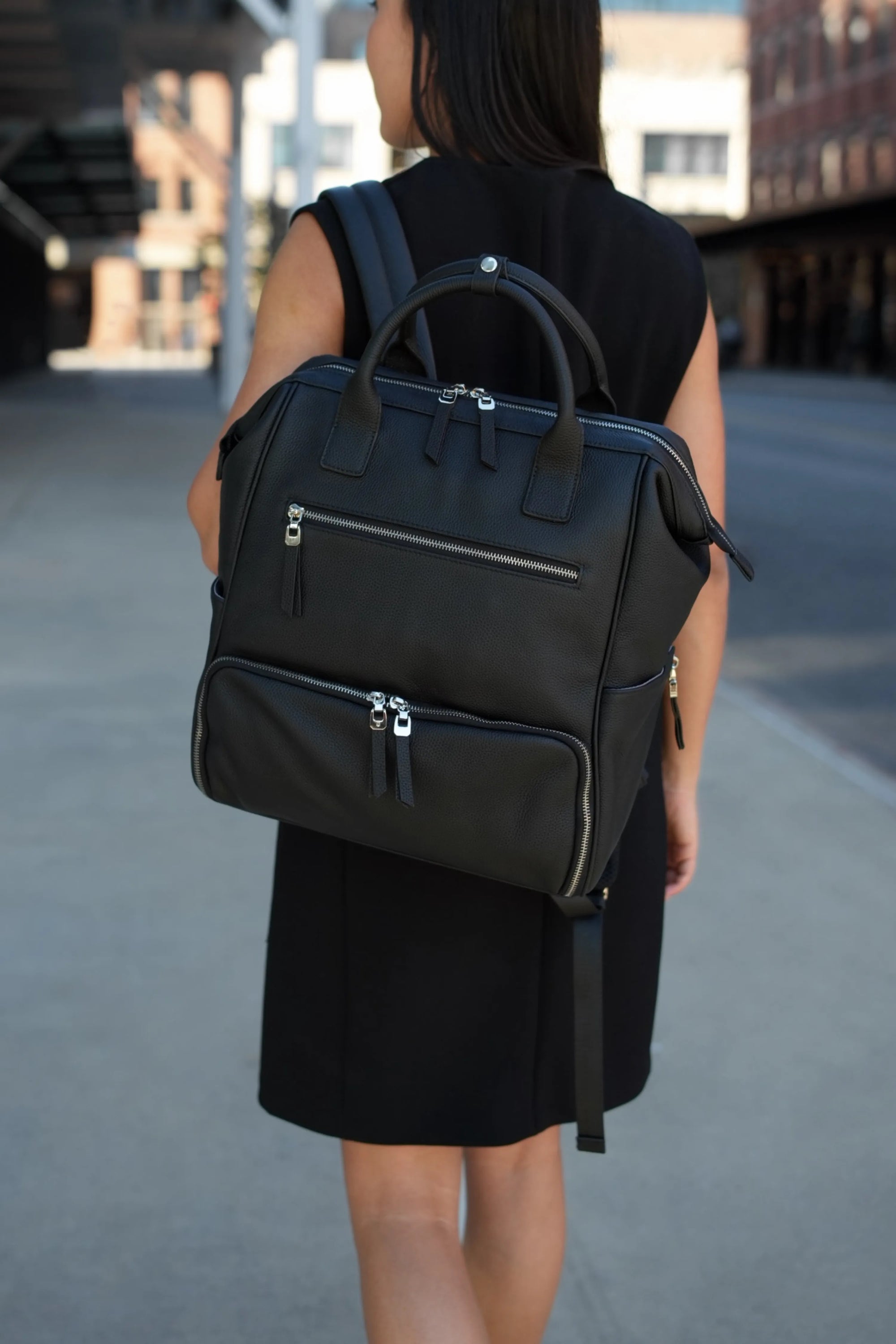 Nueue Ave Leather Commuter Backpack