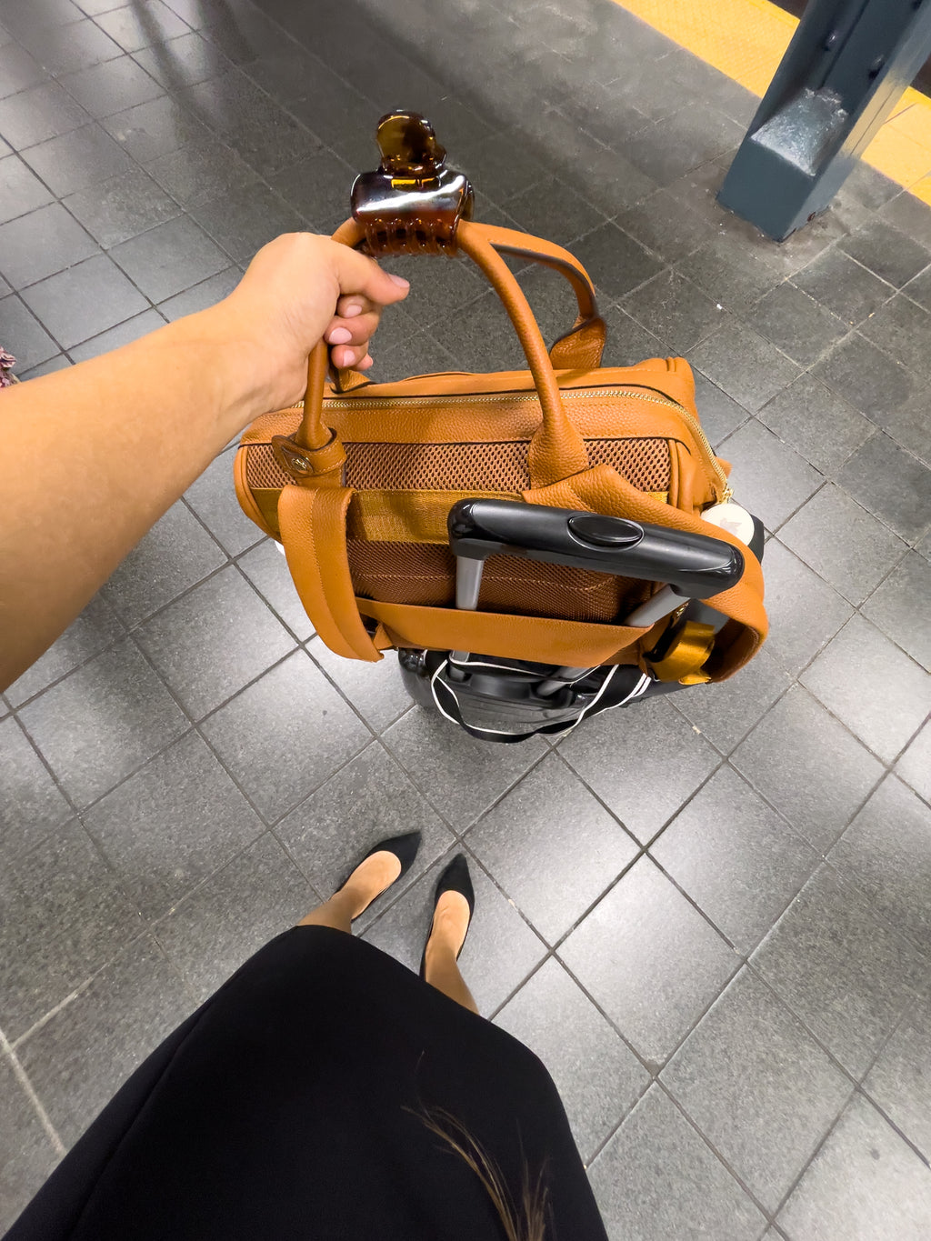 All-Day Leather Commuter Backpack