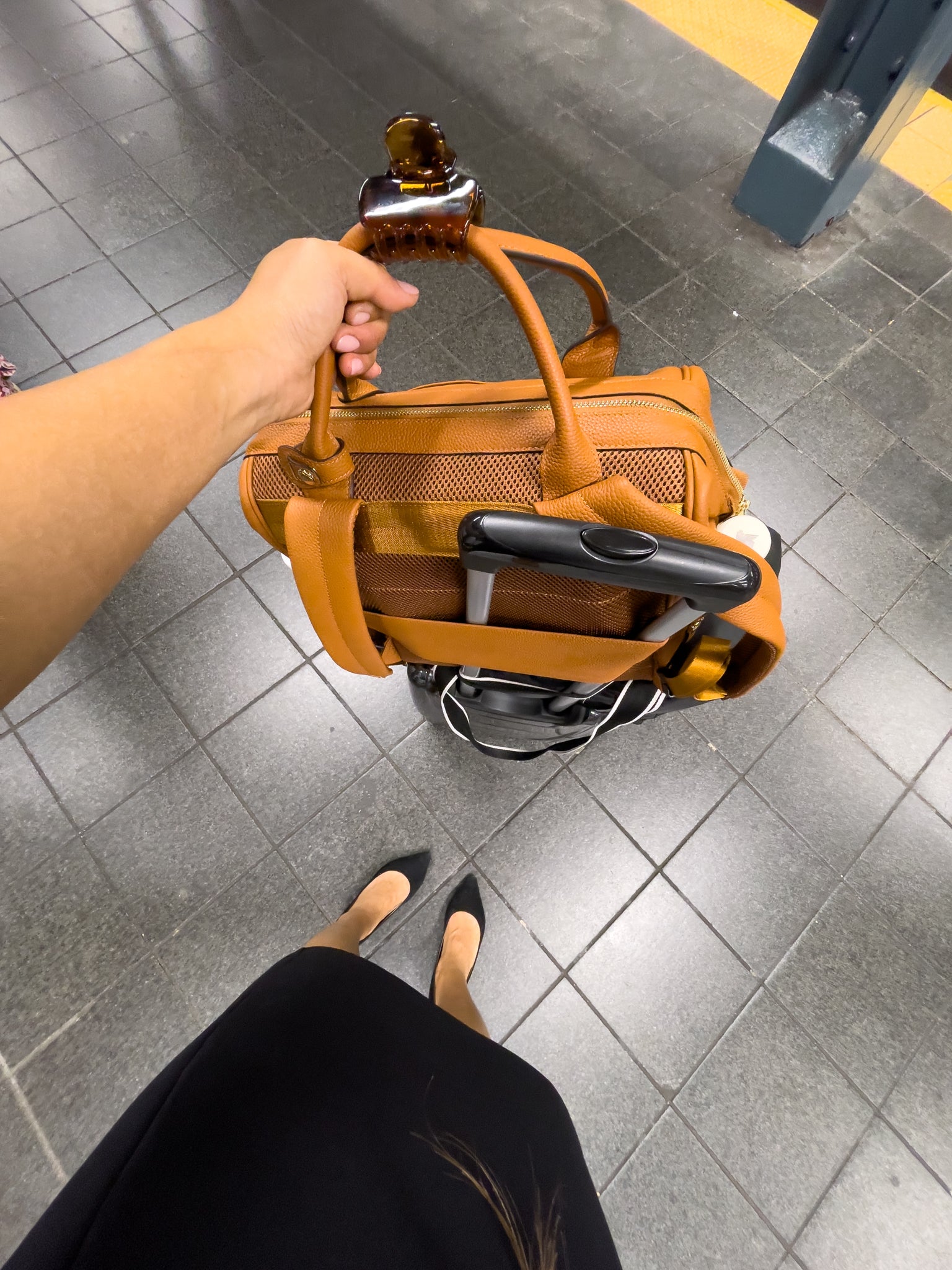 All-Day Leather Commuter Backpack