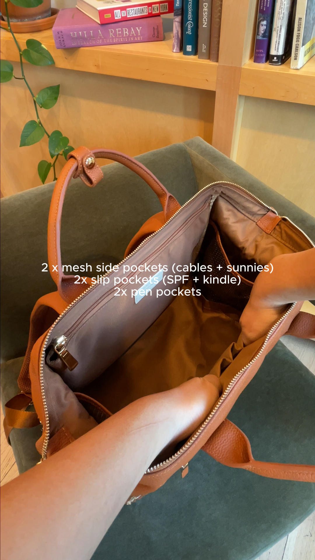 All-Day Leather Commuter Backpack