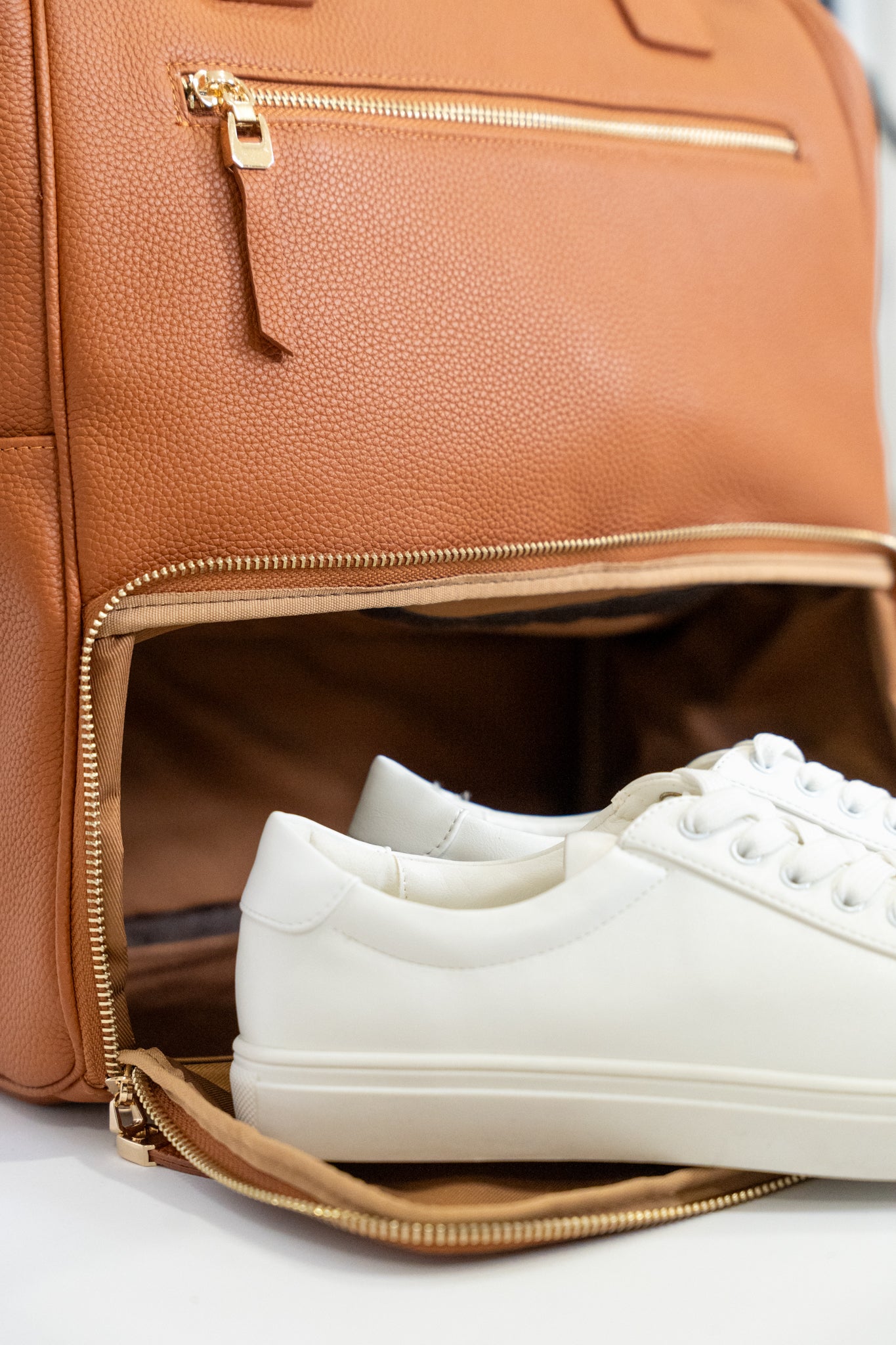 All-Day Leather Commuter Backpack